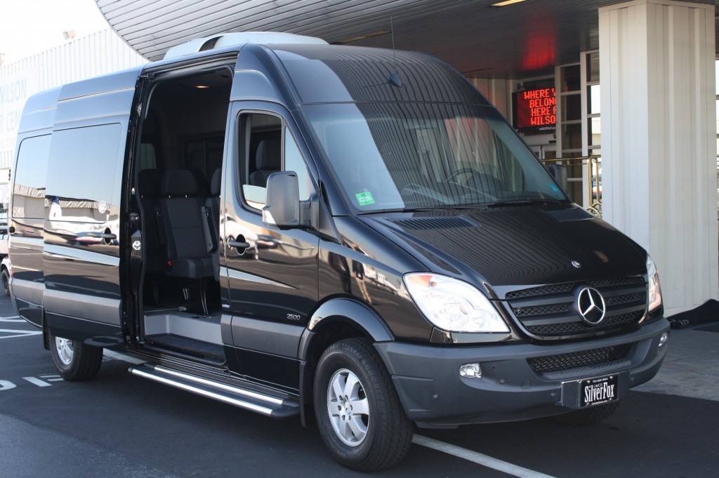 14 Passenger Mercedes Sprinter Van Silverfox Limos