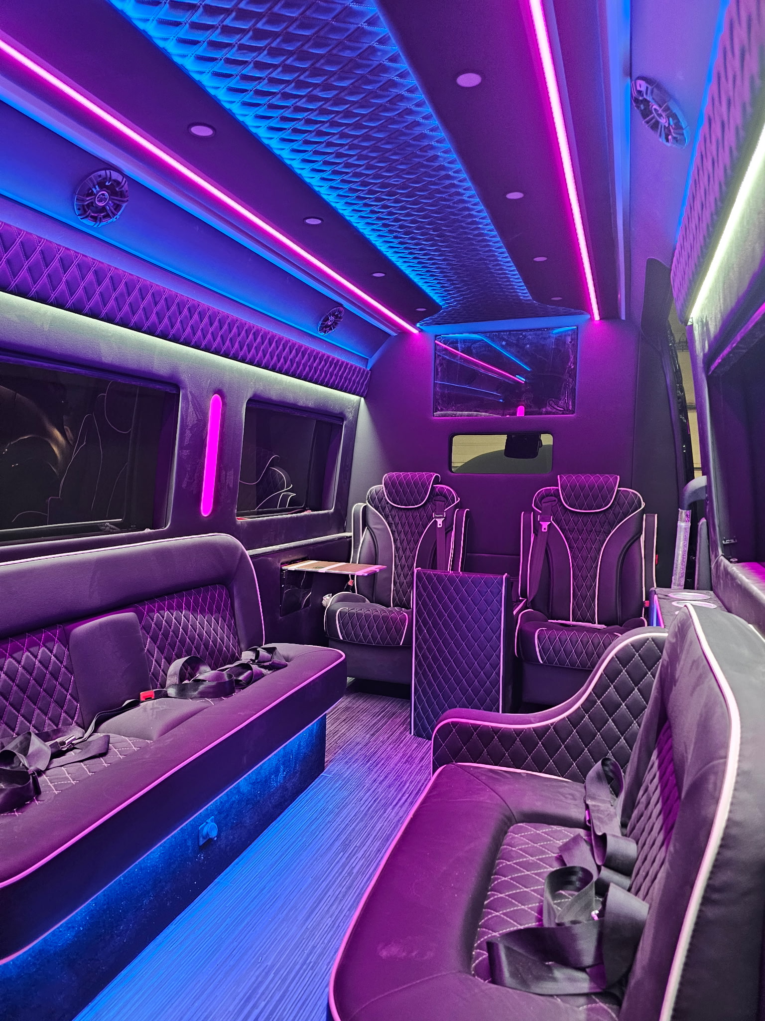 NEW! 8-10 Passenger 2025 Executive CEO Sprinter Van XL SP8 - Limo