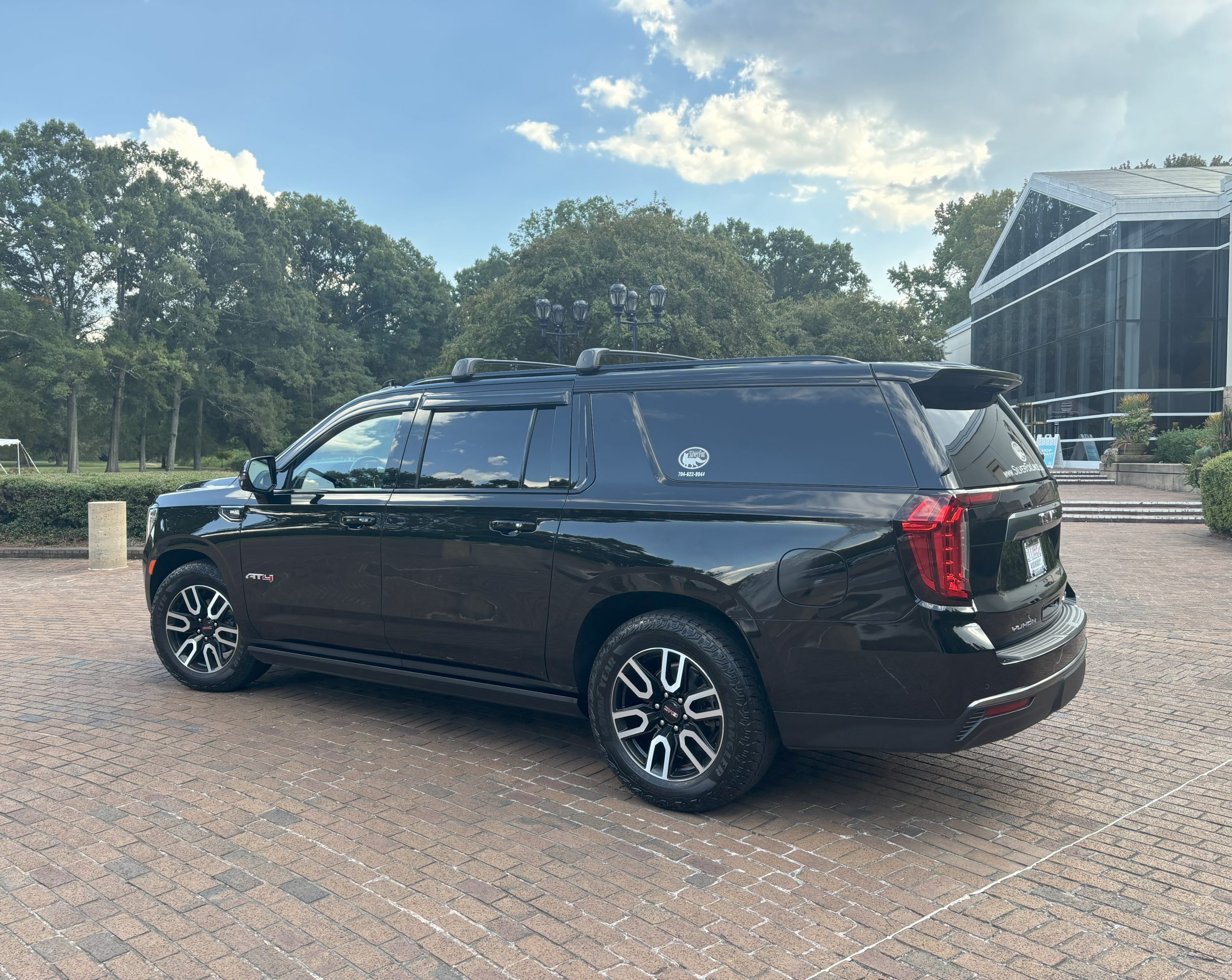 GMC-in-front-of-Mint-Museum-Charlotte-SilverFox-Limos GMC-in-front-of-Mint-Museum-Charlotte-SilverFox-Limos