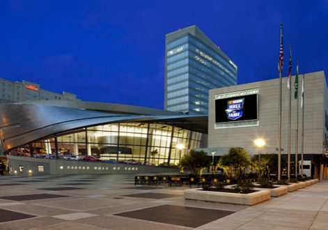 The NASCAR Hall of Fame located in Uptown Charlotte is a 150,000-square-foot  interactive, entertainment attraction honoring the history and heritage of NASCAR.